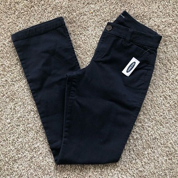 Old Navy Mid-Rise Bootcut Khakis Pants Size 0 - Picture 7 of 11